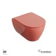 SCARABEO GLAM TWIST ΛΕΚΑΝΗ ΚΡΕΜΑΣΤΗ RIMLESS, ΚΑΛΥΜΑ SLIM SOFT CLOSE, GLOSSY PEACH,520100SC-820