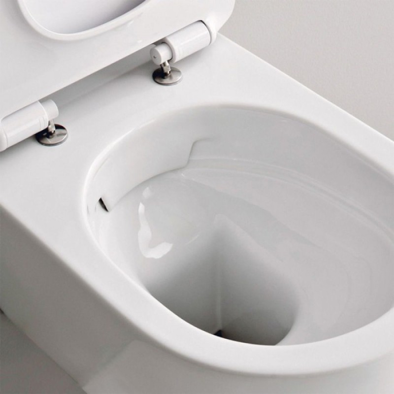 SCARABEO MOON CLEAN FLUSH ΚΡΕΜΑΣΤΗ ΛΕΚΑΝΗ, ΚΑΛΥΜΜΑ SOFT CLOSE, PEARL, ΛΕΥΚΟ ΜΑΤ, 552000SC-301