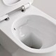 SCARABEO MOON CLEAN FLUSH ΚΡΕΜΑΣΤΗ ΛΕΚΑΝΗ, ΚΑΛΥΜΜΑ SOFT CLOSE, PEARL, ΛΕΥΚΟ ΜΑΤ, 552000SC-301