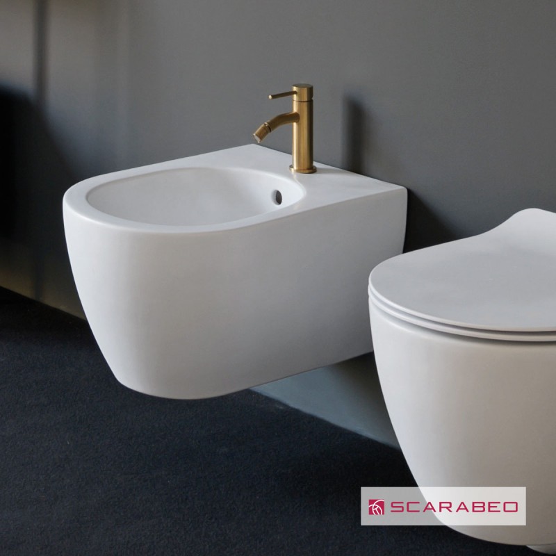SCARABEO MOON CLEAN FLUSH ΜΠΙΝΤΕ ΚΡΕΜΑΣΤΟ PEARL, WHITE MATT (ΛΕΥΚΟ ΜΑΤ), 5521-301