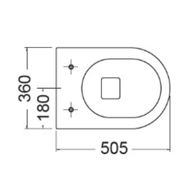 SCARABEO MOON CLEAN FLUSH ΚΡΕΜΑΣΤΟ ΜΠΙΝΤΕ, MUSK MATT, 5521-900