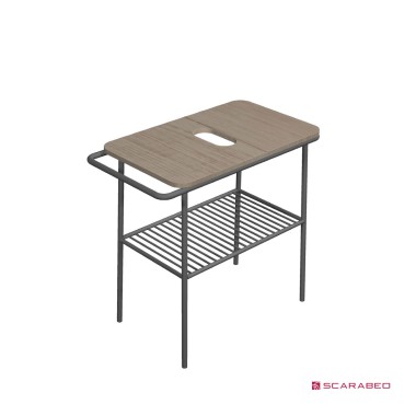 SCARABEO FUJI 80 ΈΠΙΠΛΟ ROVERE ΧΩΡΙΣ ΝΙΠΤΗΡΑ, ΜΕ ΠΕΤΣΕΤΟΚΡΕΜΑΣΤΡΑ, 6016-8949