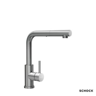SCHOCK KANTUS, ΜΠΑΤΑΡΙΑ ΚΟΥΖΙΝΑΣ ΠΑΓΚΟΥ ΜΕ ΝΤΟΥΣ, INOX, 534120-110