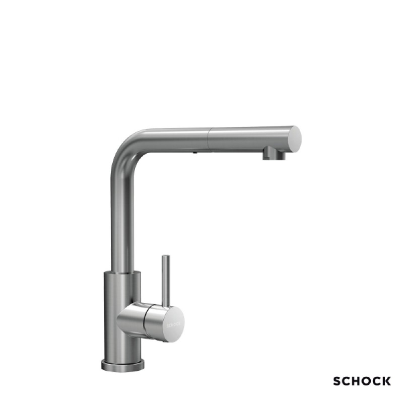 SCHOCK KANTUS, ΜΠΑΤΑΡΙΑ ΚΟΥΖΙΝΑΣ ΠΑΓΚΟΥ ΜΕ ΝΤΟΥΣ, INOX, 534120-110