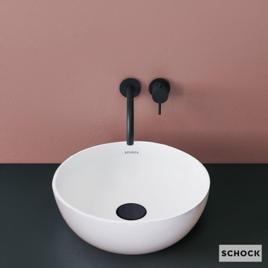 SCHOCK BATH BASIC ΕΠΙΚΑΘΗΜΕΝΟΣ ΝΙΠΤΗΡΑΣ, WHITE MATT, 60301-301