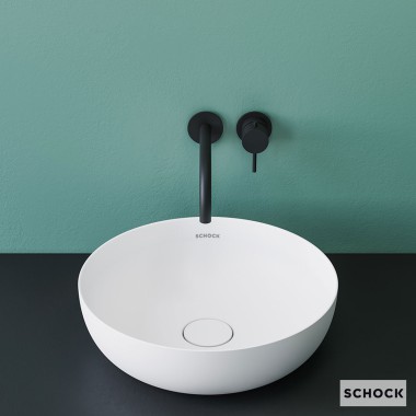 SCHOCK BATH MINERALICAST C LIGHT ΕΠΙΚΑΘΗΜΕΝΟΣ ΝΙΠΤΗΡΑΣ, WHITE MATT, 68501-301