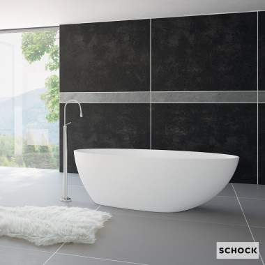 SCHOCK BATH CLIFF, ΜΠΑΝΙΕΡΑ ΕΛΕΥΘΕΡΗΣ ΤΟΠΟΘΕΤΗΣΗΣ, WHITE MATT, CLI17085-301