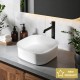 SEREL DIONA, ΕΠΙΤΡΑΠΕΖΙΟΣ ΠΟΡΣΕΛΑΝΑΤΟΣ ΝΙΠΤΗΡΑΣ, WHITE, 36x36 CM 2061-300