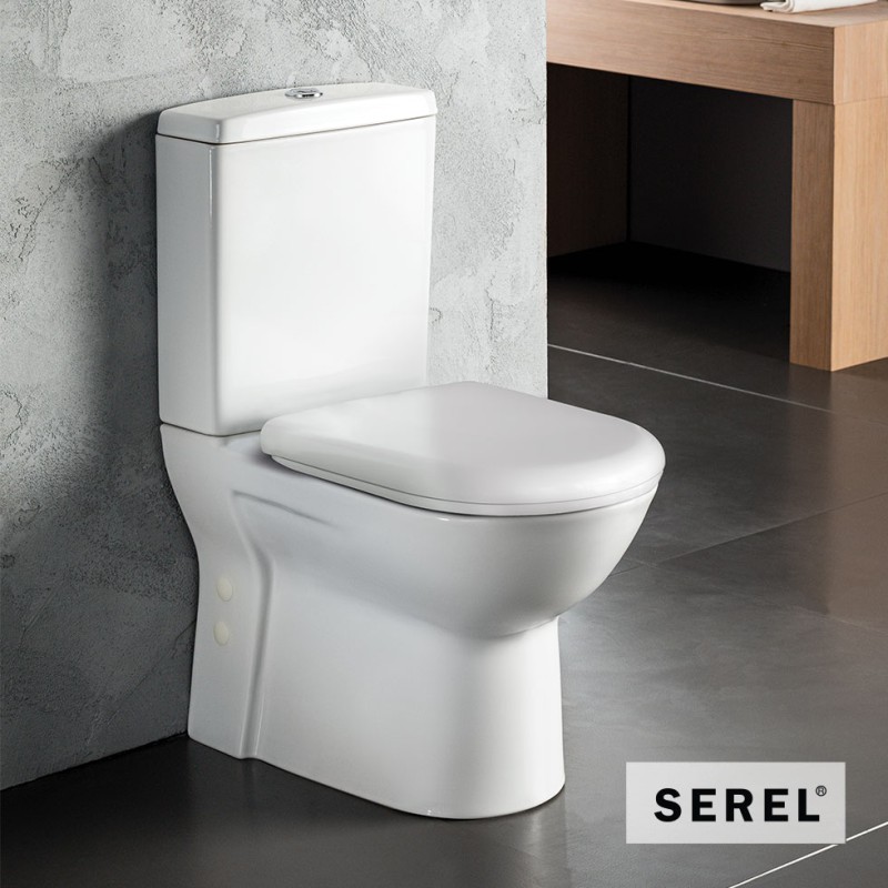 SEREL VELA 6712, ΛΕΚΑΝΗ ΠΙΣΩ/ΚΑΤΩΣΤΟΜΙΑ, ΚΑΛΥΜΜΑ ΑΠΛΟ/SLIM SOFT CLOSE, 61 CM, 671200-300