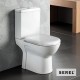 SEREL VELA 6746, ΛΕΚΑΝΗ ΠΙΣΩ/ΚΑΤΩΣΤΟΜΙΑ, ΚΑΛΥΜΜΑ ΑΠΛΟ, RIMLESS, 60 CM, 674600-300