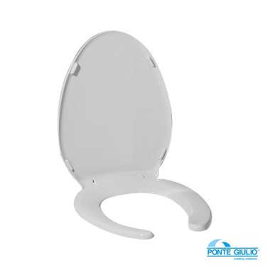 PONTE GIULIO 130 SERIES, ΚΡΕΜΑΣΤΗ ΛΕΚΑΝΗ ME ΕΜΠΡΟΣΘΙΟ ΑΝΟΙΓΜΑ, WHITE, 55x37 CM, B40-CAO-0226