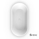 SIRENE CUSCO SOLID SURFACE, ΜΠΑΝΙΕΡΑ ΕΛΕΥΘΕΡΗΣ ΤΟΠΟΘΕΤΗΣΗΣ, 2 ΔΙΑΣΤΑΣΕΙΣ, WHITE MATT SOLID SURFACE, CUS16585-301