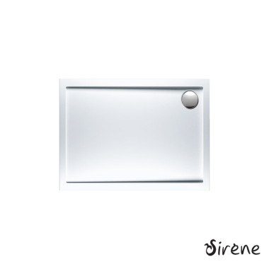 SIRENE EXTRA FLAT, ΟΡΘΟΓΩΝΙΑ ΑΚΡΥΛΙΚΗ ΝΤΟΥΖΙΕΡΑ, 100Χ80Χ5,5 CM, E 10080-300
