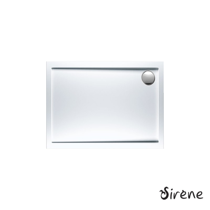 SIRENE EXTRA FLAT, ΟΡΘΟΓΩΝΙΑ ΑΚΡΥΛΙΚΗ ΝΤΟΥΖΙΕΡΑ, 100Χ80Χ5,5 CM, E 10080-300