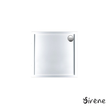 SIRENE FLOW-EXTRA FLAT, ΑΚΡΥΛΙΚΗ ΝΤΟΥΖΙΕΡΑ, 80X80X5.5 CM,  E 8080-300 