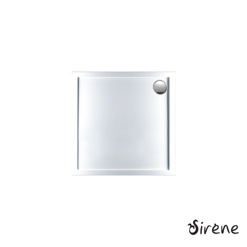 SIRENE FLOW-EXTRA FLAT, ΑΚΡΥΛΙΚΗ ΝΤΟΥΖΙΕΡΑ, 80X80X5.5 CM,  E 8080-300 