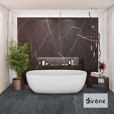 SIRENE CUSCO SOLID SURFACE, ΜΠΑΝΙΕΡΑ ΕΛΕΥΘΕΡΗΣ ΤΟΠΟΘΕΤΗΣΗΣ, WHITE MATT SOLID SURFACE, U2-301