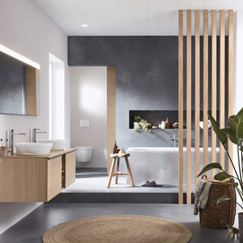 ΝΙΠΤΗΡΑΣ DURAVIT D-NEO ΛΕΥΚΟΣ ΣΤΡΟΓΓΥΛΟΣ Φ40 2371400070