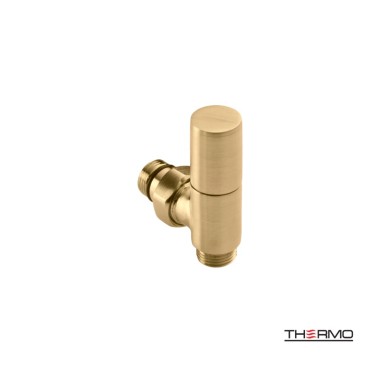  THERMO ACCENT HEATED TOWEL HANGER WITH 6 TUBES BRUSHED BRASS GOLD PVD