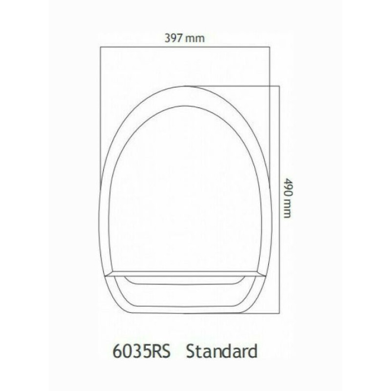 USPA PLUS 6035, ΗΛΕΚΤΡΟΝΙΚΟ ΜΠΙΝΤΕ-ΚΑΘΙΣΜΑ ΤΟΥΑΛΕΤΑΣ, ΚΑΛΥΜΜΑ SOFT CLOSE, 6035RS