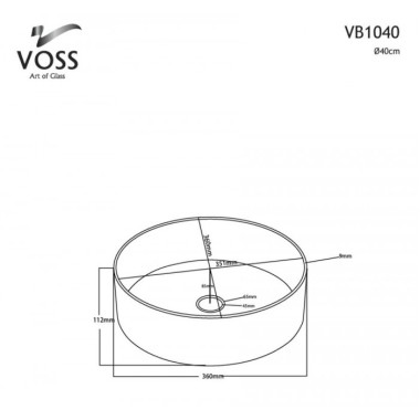 VOSS RING-D ΝΙΠΤΗΡΑΣ ΓΥΑΛΙΝΟΣ, ΧΩΡΙΣ ΥΠΕΡΧΕΙΛΙΣΗ, CLEAR, VB1040-000