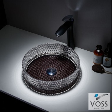 VOSS RING-D ΝΙΠΤΗΡΑΣ ΓΥΑΛΙΝΟΣ, ΧΩΡΙΣ ΥΠΕΡΧΕΙΛΙΣΗ, CLEAR/BLACK , VB1040-400
