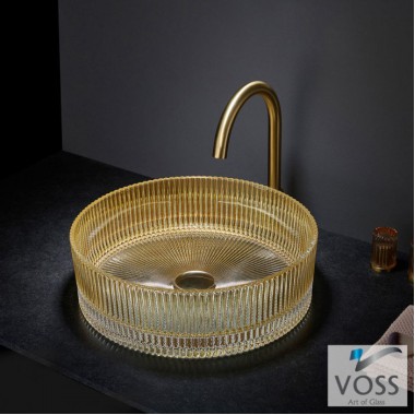 VOSS RING-S ΝΙΠΤΗΡΑΣ ΓΥΑΛΙΝΟΣ, ΧΩΡΙΣ ΥΠΕΡΧΕΙΛΙΣΗ, GOLD, VL1040-200