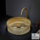 VOSS RING-S ΝΙΠΤΗΡΑΣ ΓΥΑΛΙΝΟΣ, ΧΩΡΙΣ ΥΠΕΡΧΕΙΛΙΣΗ, GOLD, VL1040-200