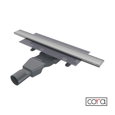 CORA ZIP, ΚΑΝΑΛΙ ΝΤΟΥΣ, INOX, 60 CM, 88060
