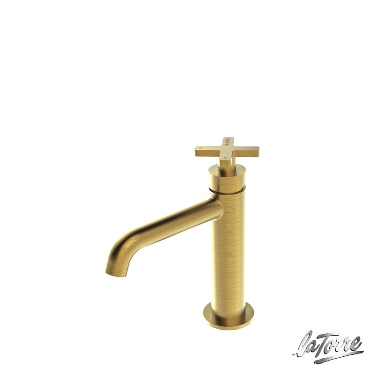 Latorre Elle Cross, Μπαταρία Νιπτήρος, Gold Brushed, 38004-201