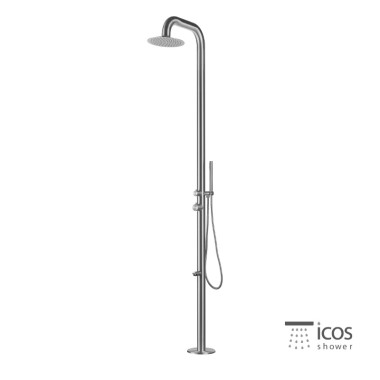  ICOS LEA MIX INOX 316 INDOOR AND OUTDOOR SHOWER COLUMN 3 OUTLETS